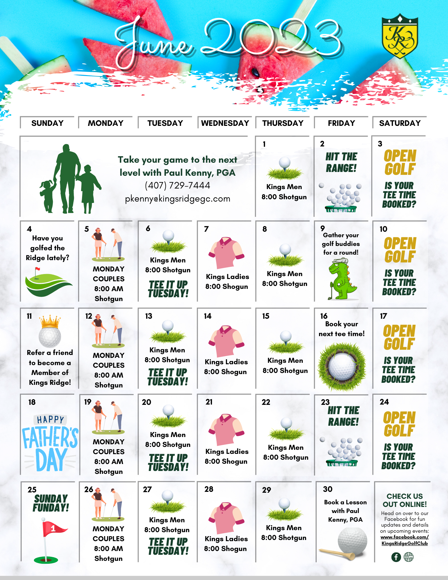 Upcoming Events Kings Ridge Golf Club Kings Course Upcoming Events Kings Ridge Golf Club Kings Course